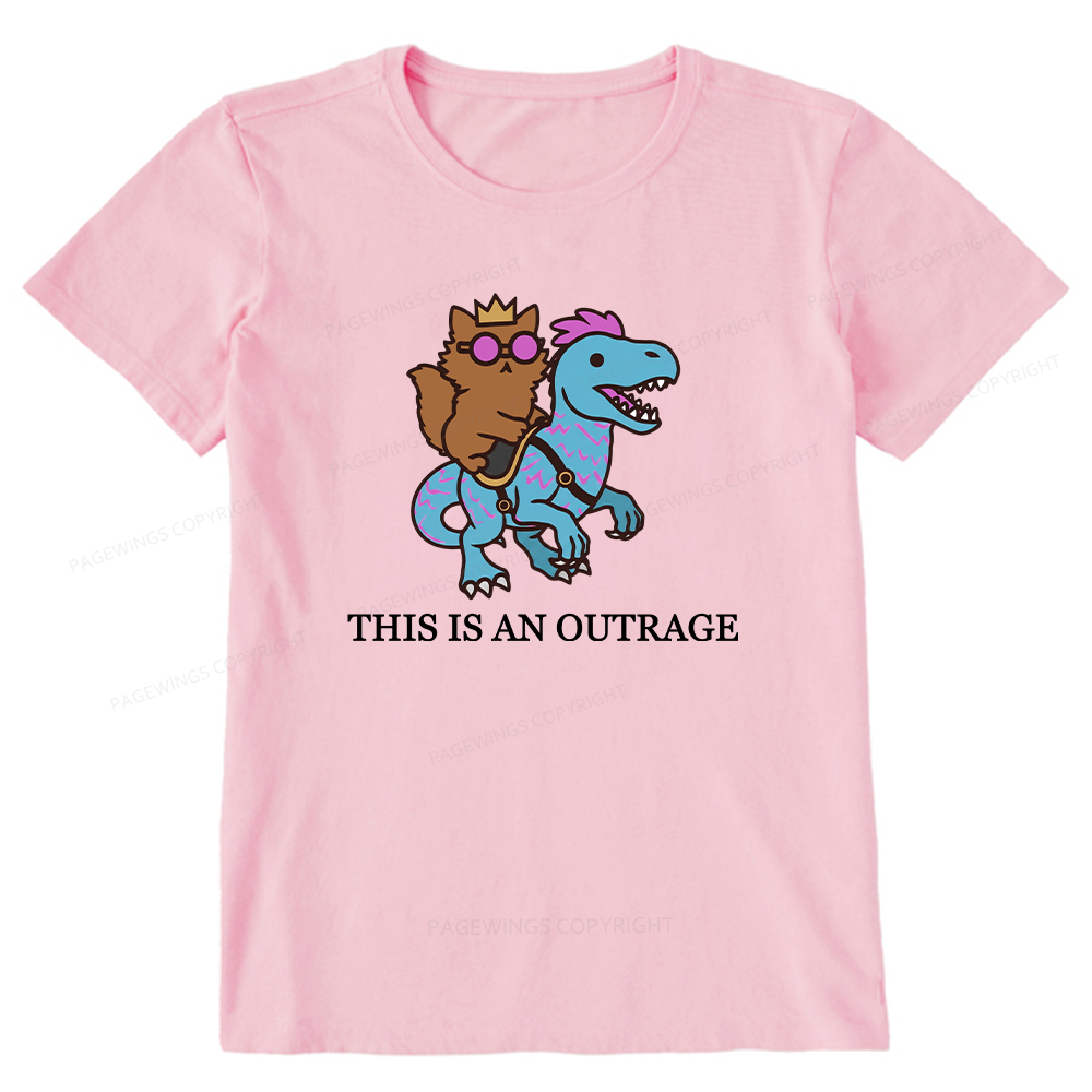 Pagewings This Is An Outrage Unisex Classic T-shirt