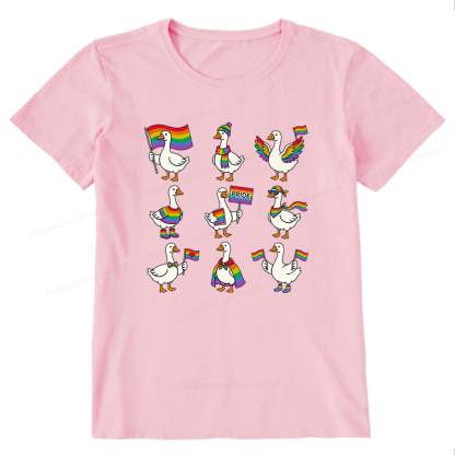 Pagewings Funny LGBTQ Goose Unisex Classic T-shirt