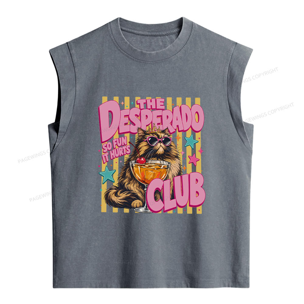 Pagewings Desperado Club Women's Washed Tank Top