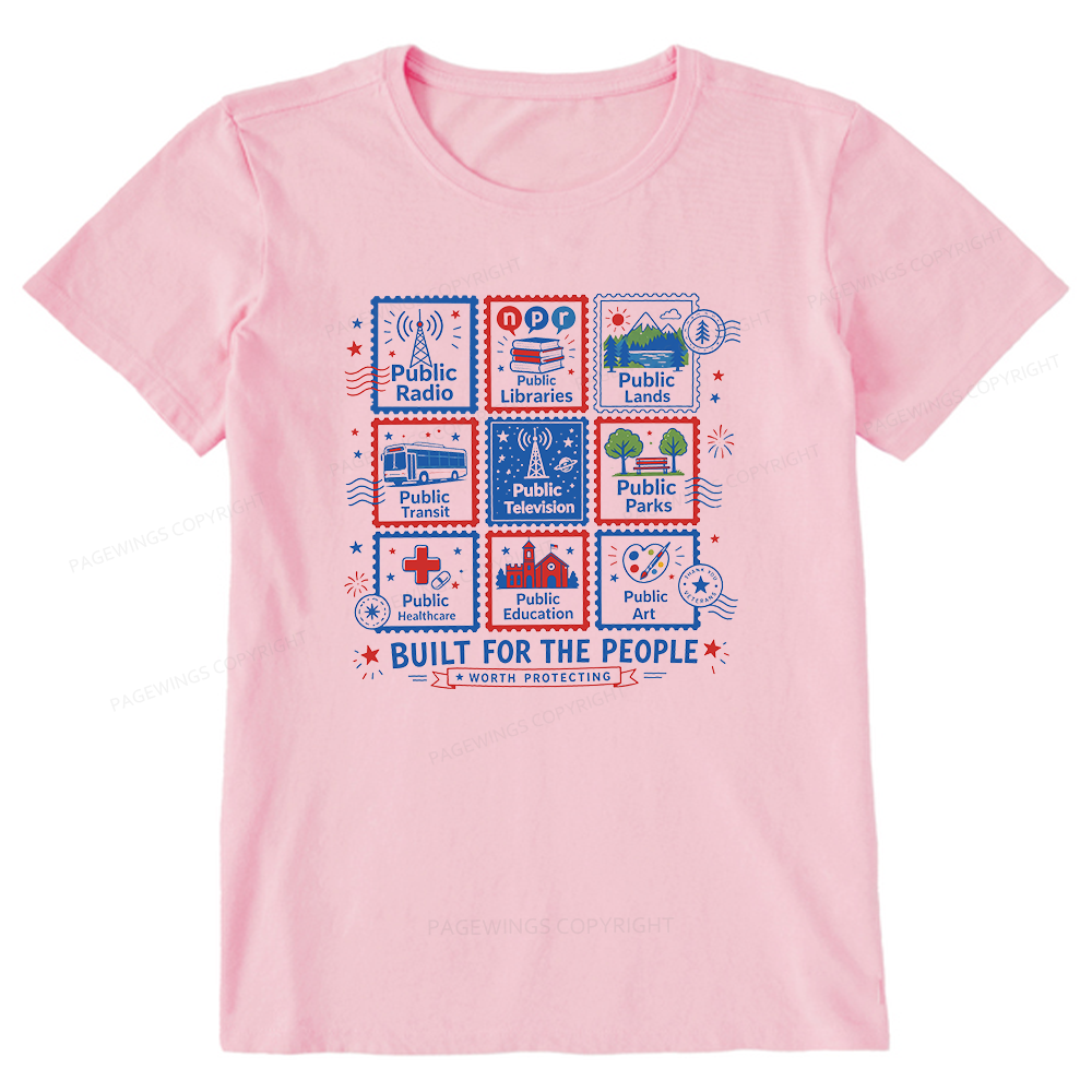 Pagewings Public Libraries Unisex Classic T-shirt