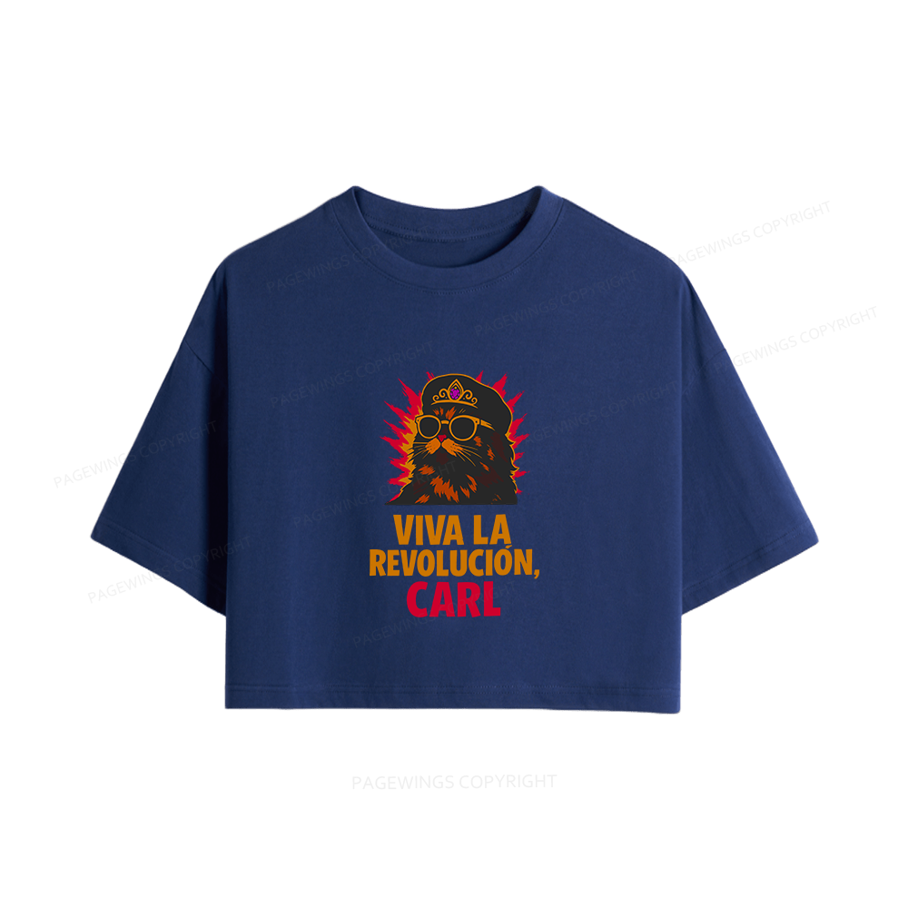 Pagewings Viva La Revolucion Women Crop Tops