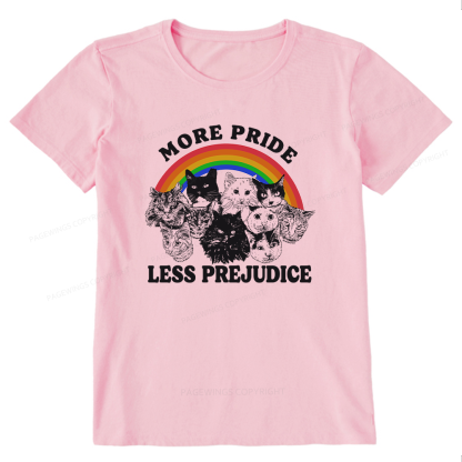 Pagewings More Pride Less Prejudice Unisex Classic T-shirt