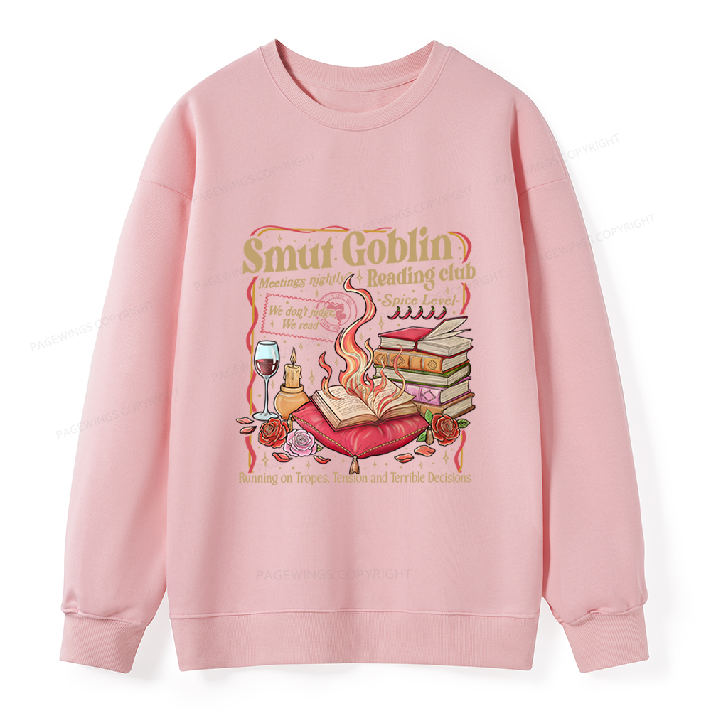 Pagewings Smut Goblin Dark Romance Bookish Unisex Classic Sweatshirt