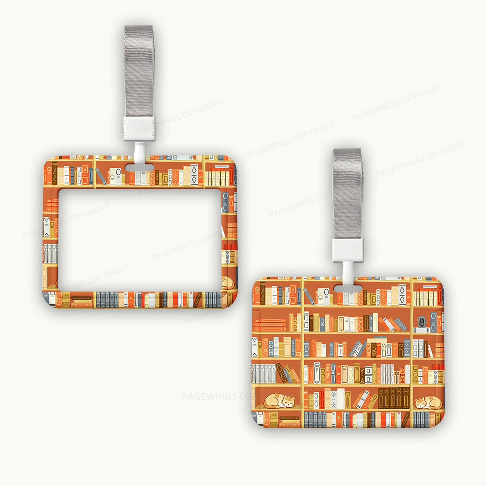 Pagewings Read More Books ABS Badge Holder