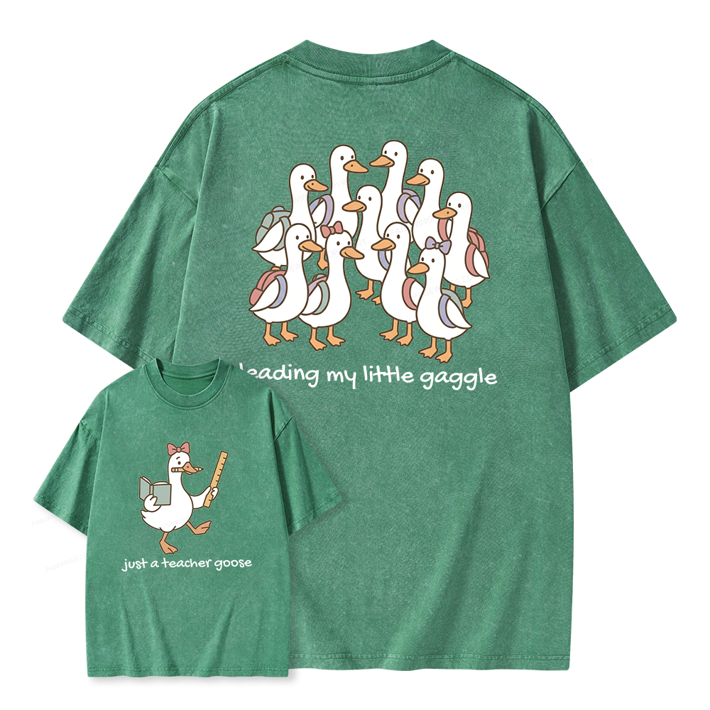 Pagewings Back to School Unisex Washed T-shirt