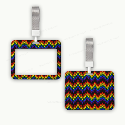 Pagewings Rainbow Pride ABS Badge Holder