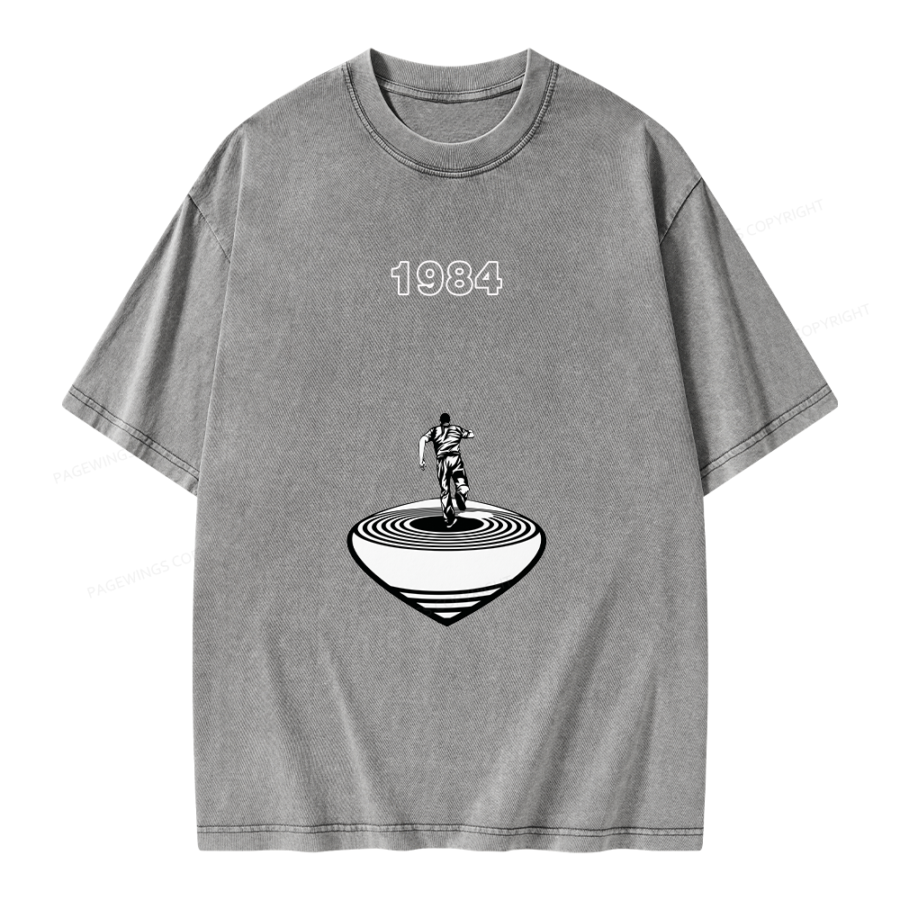 Pagewings Big Brother is Watching You Unisex Washed T-shirt