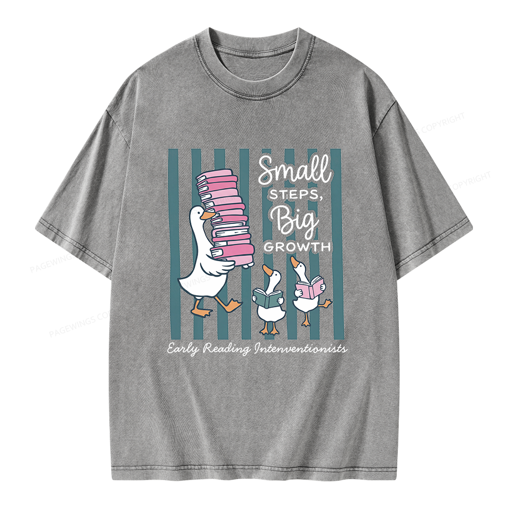 Pagewings Reading Interventionist Unisex Washed T-shirt