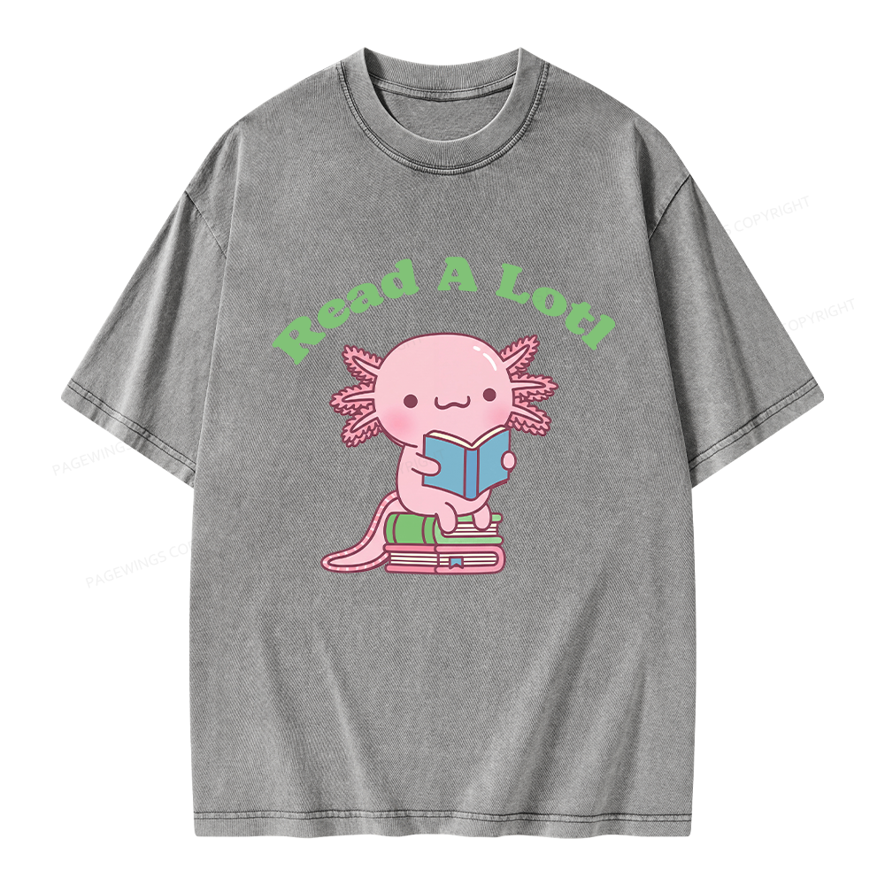 Pagewing Read A Lotl Unisex Washed T-shirt