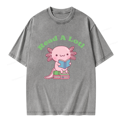Pagewing Read A Lotl Unisex Washed T-shirt