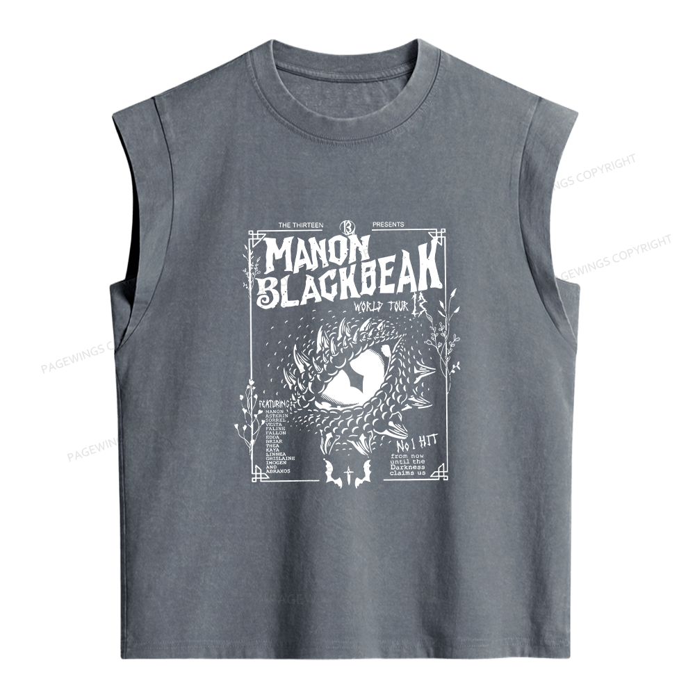 Pagewing Fantasy Bookish Women's Washed Tank Top
