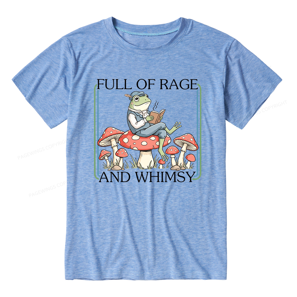 Pagewings Soft Full Of Rage and Whimsy Unisex Heather T-Shirt