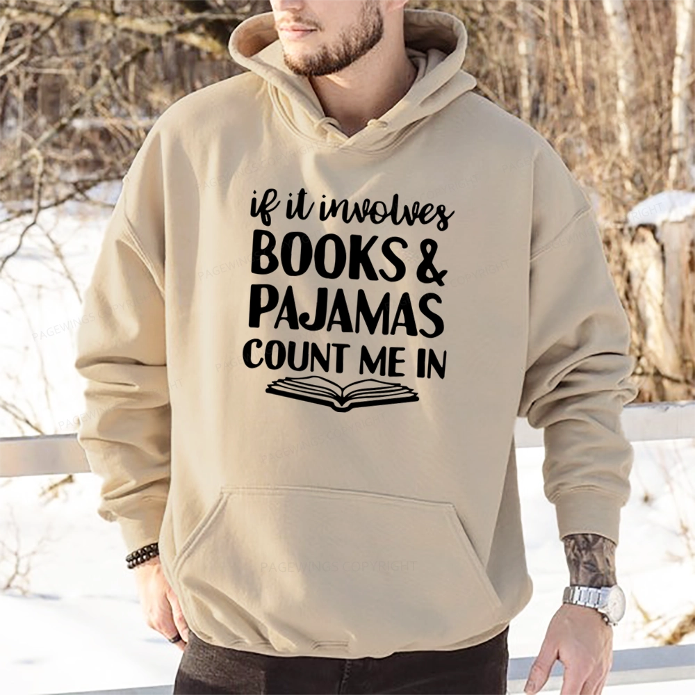 Pagewings Books And Pajamas Unisex Classic Hoodie