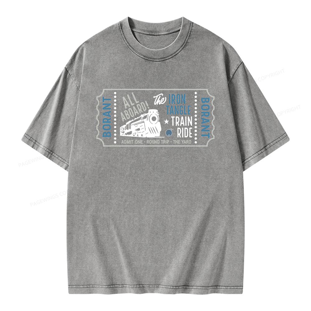 Pagewing Sci Fi Books Lover Unisex Washed T-shirt