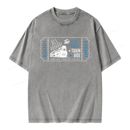 Pagewing Sci Fi Books Lover Unisex Washed T-shirt