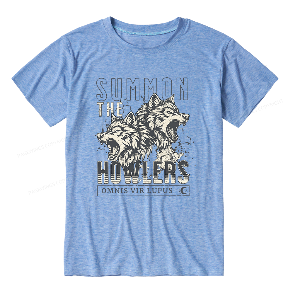 Pagewings Soft Summon The Howlers Unisex Heather T-Shirt
