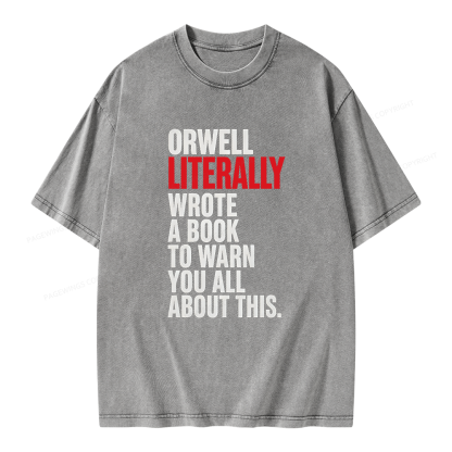 Pagewing I Literally Wrote A Book To Warn You All About This Unisex Washed T-shirt