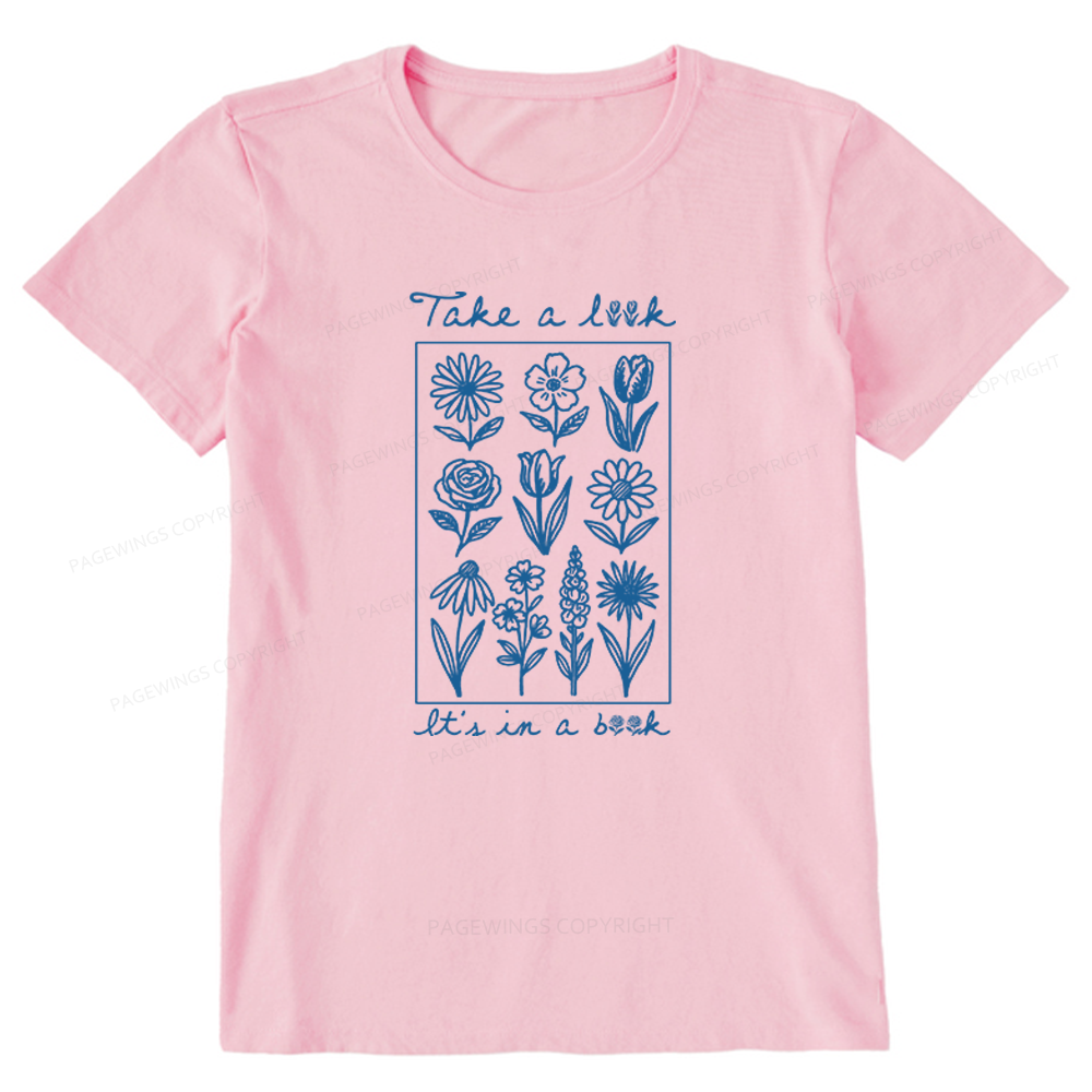 Pagewings Take A Look It’s In A Book Unisex Classic T-shirt