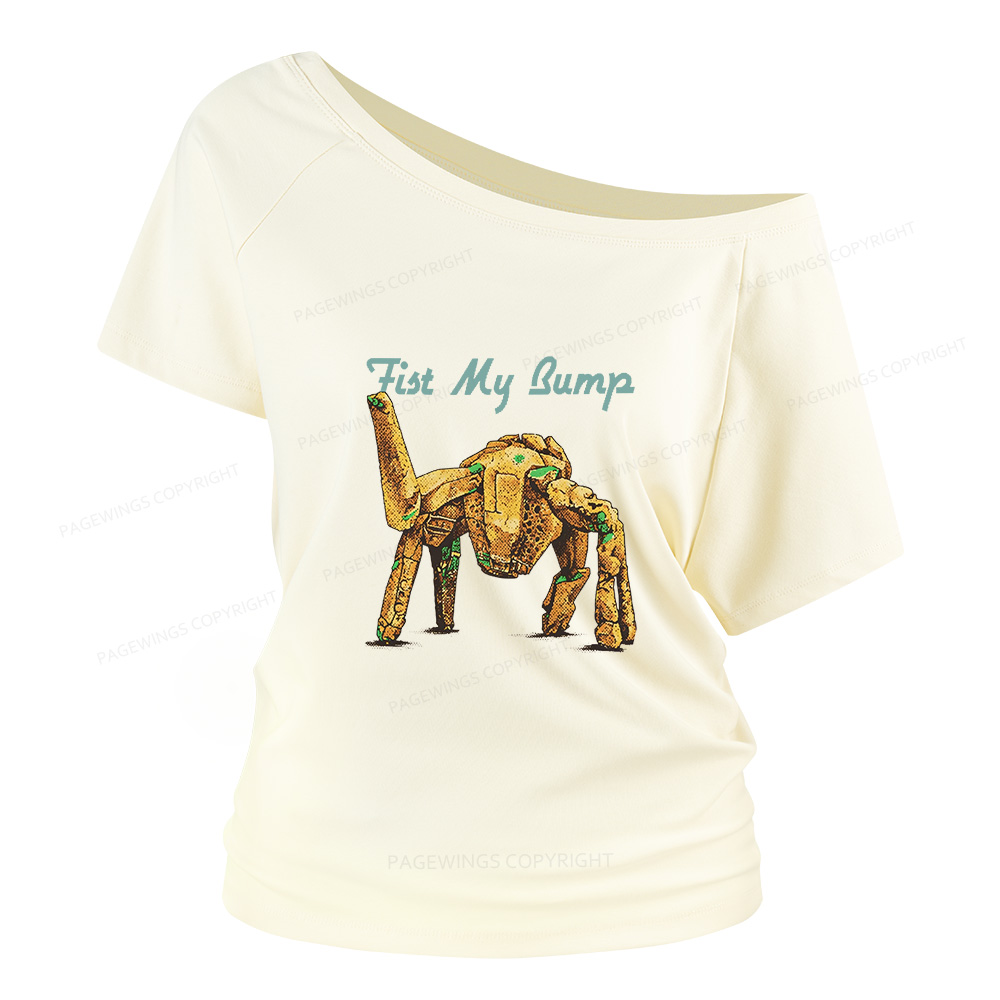 Pagewings Read Sci-Fi Women Off Shoulder T-shirts