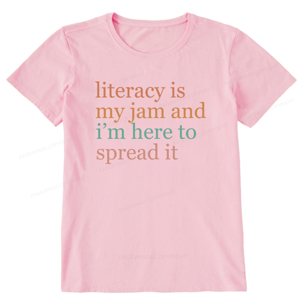 Pagewings Literacy Is My Jam Unisex Classic T-shirt