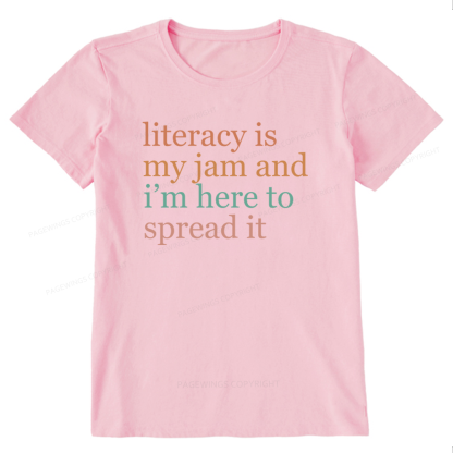 Pagewings Literacy Is My Jam Unisex Classic T-shirt