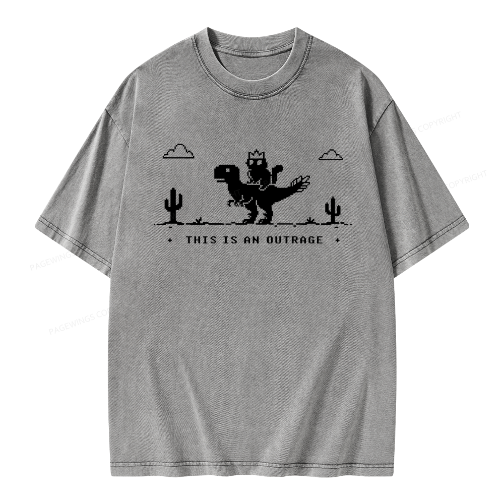 Pagewing Sci Fi Books Lover Unisex Washed T-shirt