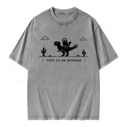 Pagewing Sci Fi Books Lover Unisex Washed T-shirt