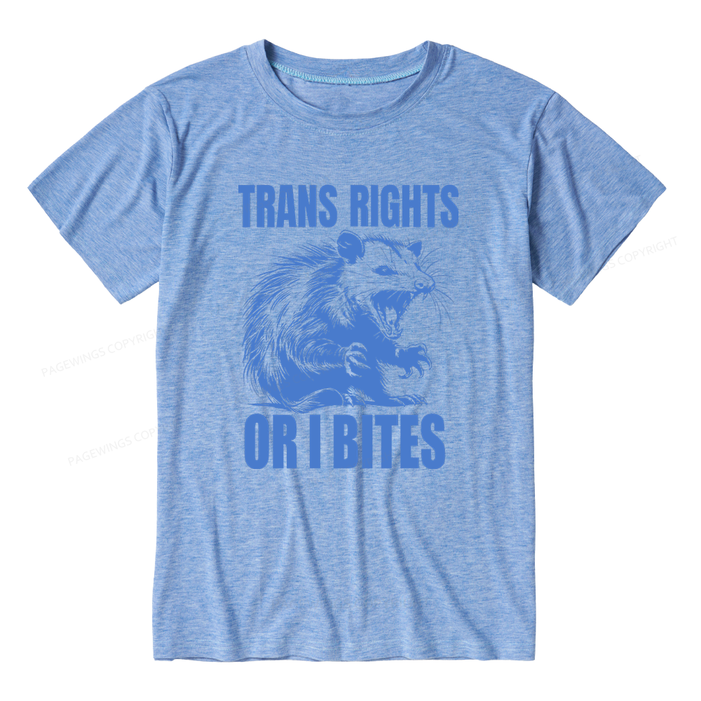Pagewings Soft Inclusive Trans Rights 15860 Bookish Unisex Heather T-Shirt