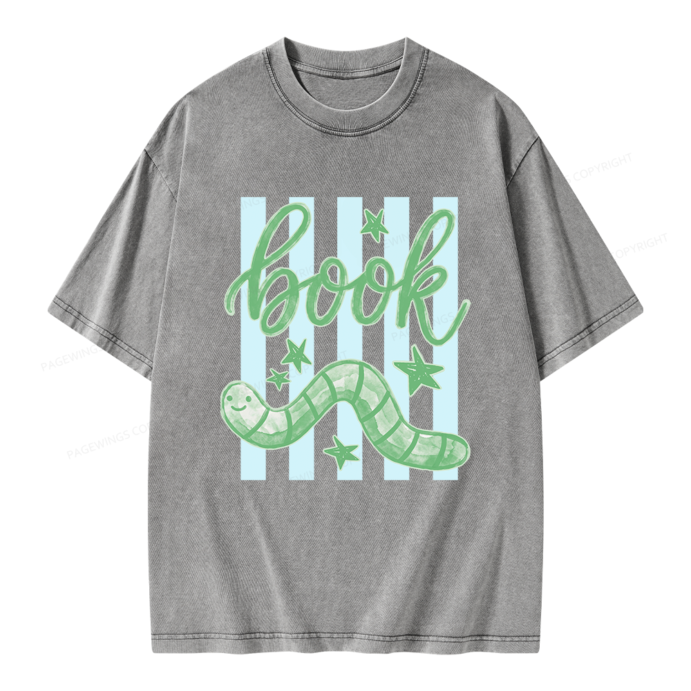 Pagewing Book Lovers Unisex Washed T-shirt