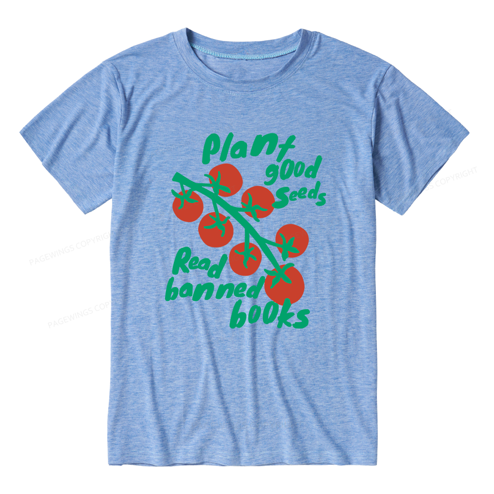 Pagewings Soft Banned Books Literary Bookish Unisex Heather T-Shirt