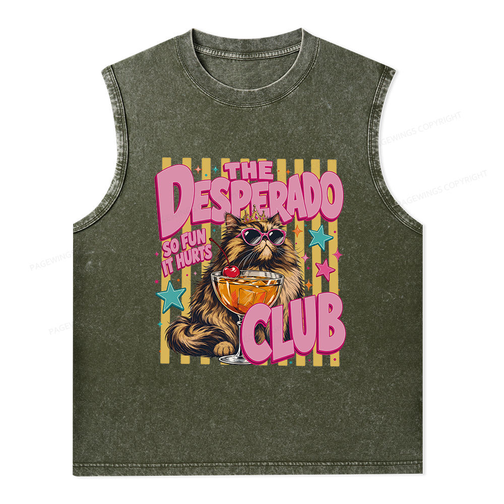 Pagewings Desperado Club15996 Bookish Unisex Washed Tank Top