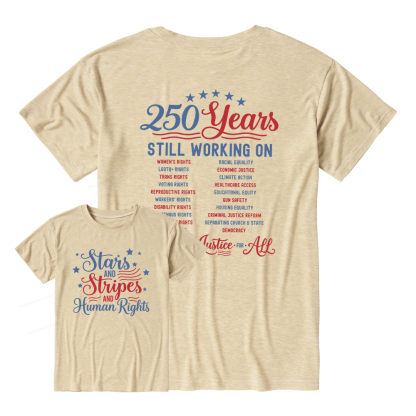 Pagewings Soft Stars and Stripes And Human Rights 15940 Bookish Unisex Heather T-Shirt