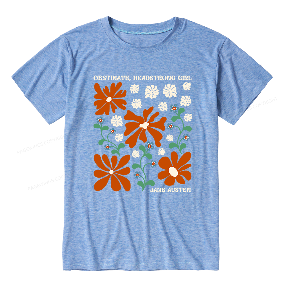 Pagewings Soft Pride and Prejudice Bookish Unisex Heather T-Shirt