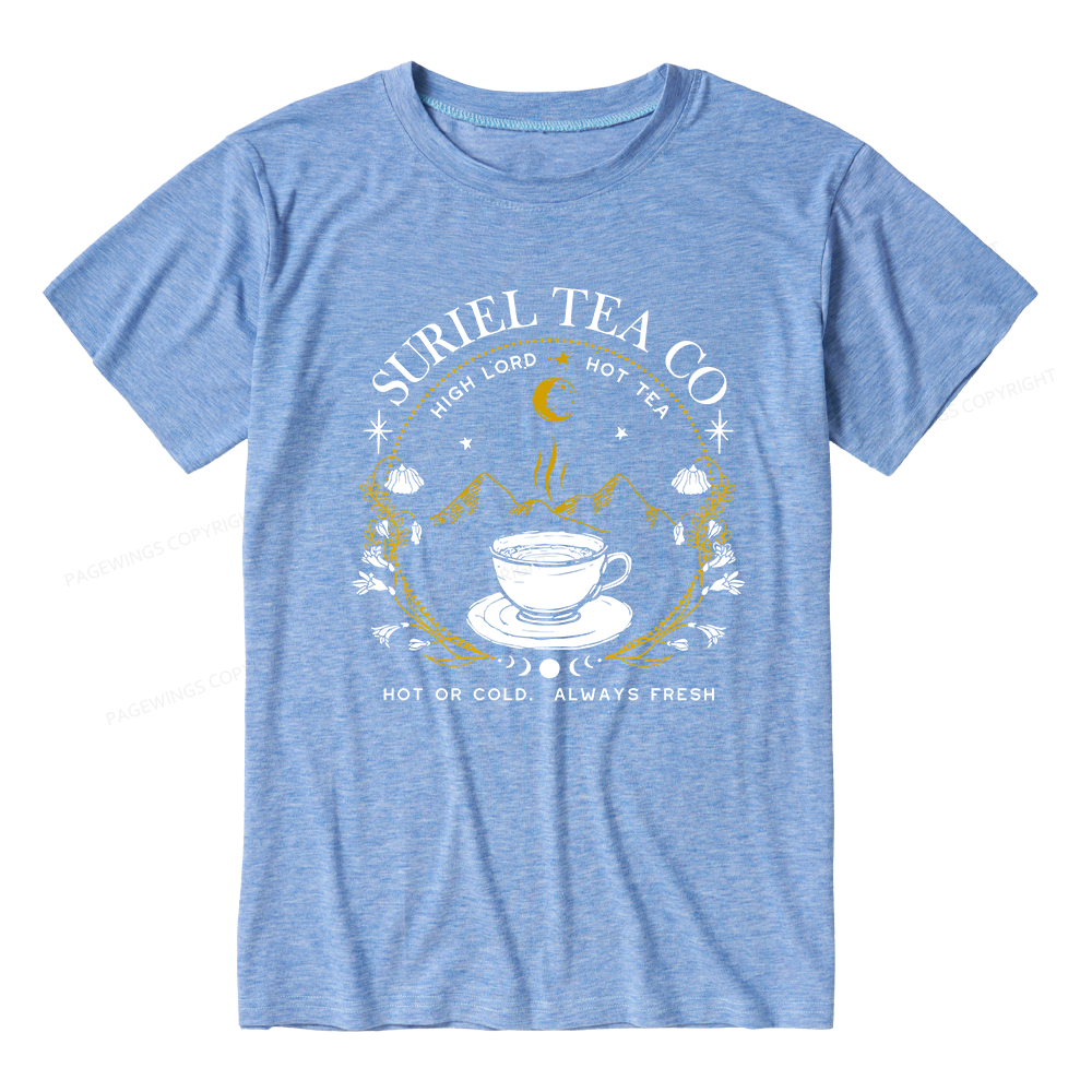 Pagewings Soft Fantasy Novel Lovers Bookish Unisex Heather T-Shirt