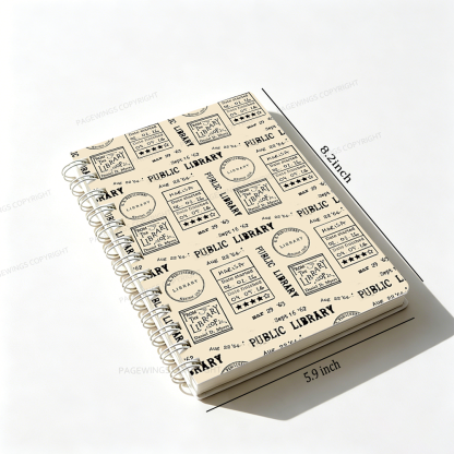 Pagewings Public Library Spiral Notebook