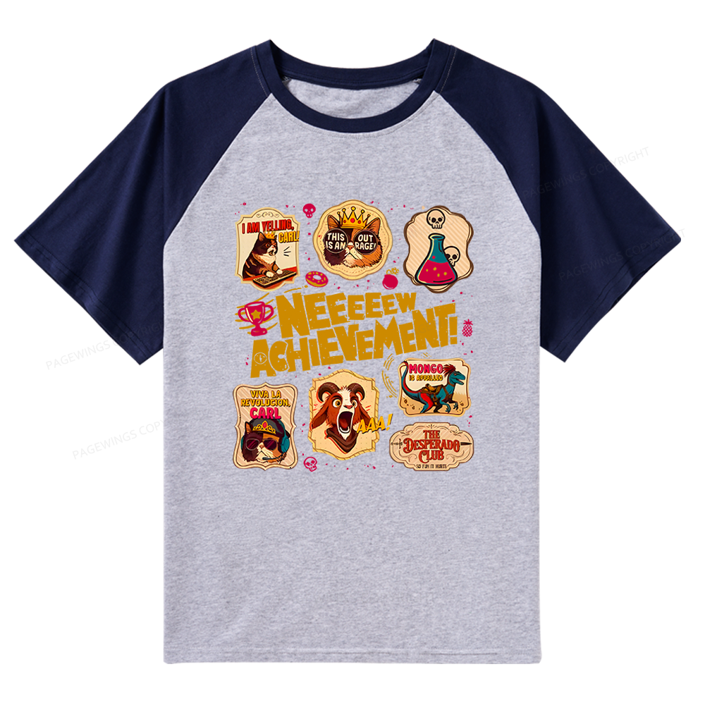 Pagewings Sci Fi Book Lover 14489 Bookish Raglan T-shirt