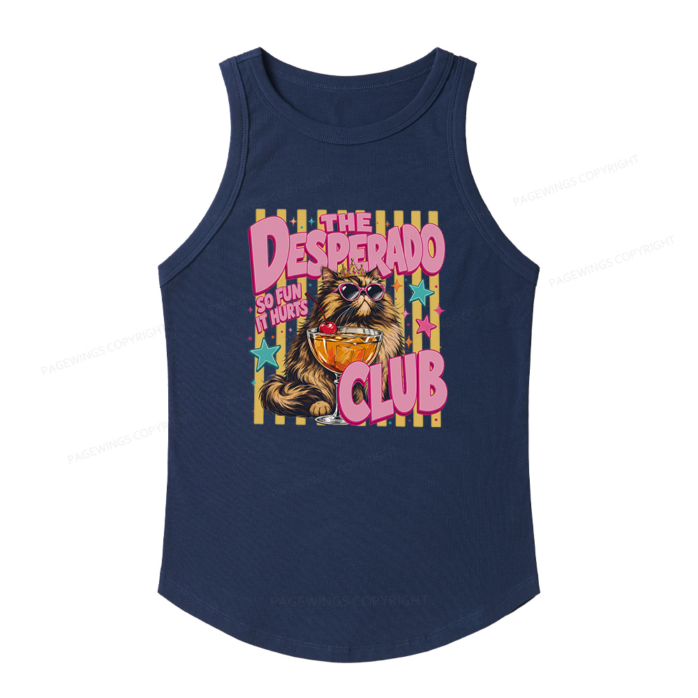 Pagewings Slim Fit Desperado Club Women's Fitted Tank Top 