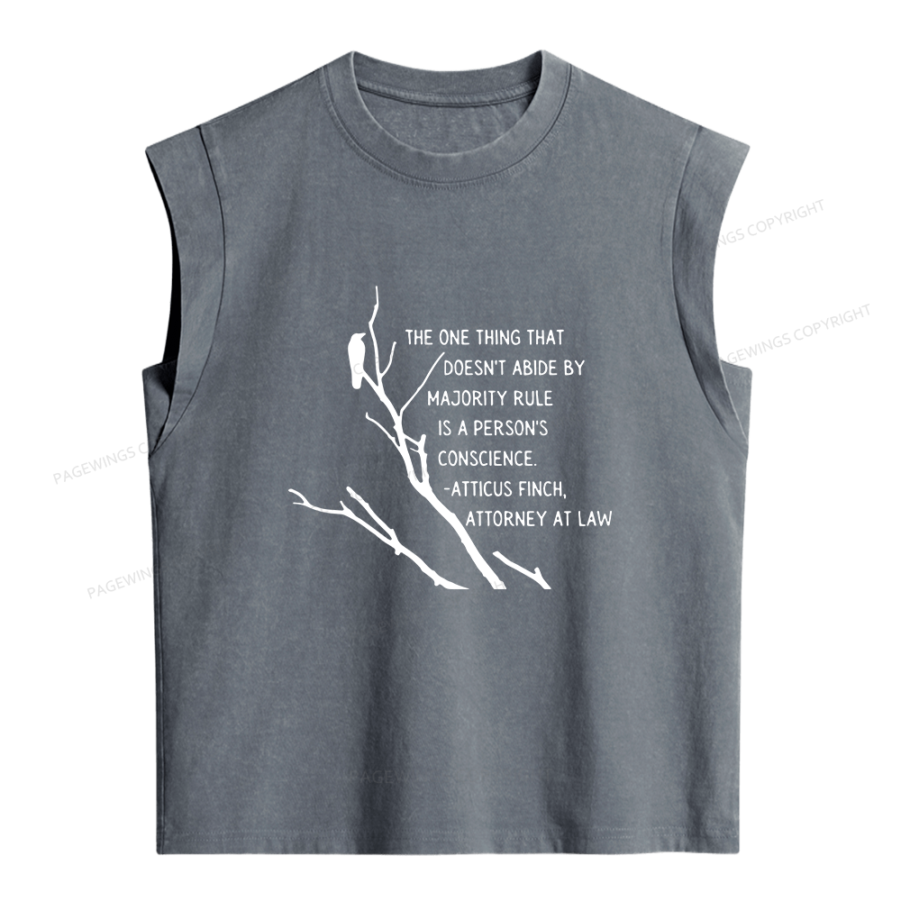 Pagewings Literature 10194 Bookish Women's Washed Tank Top