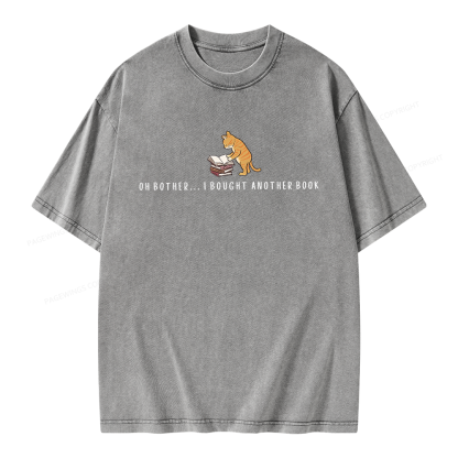 Pagewings Funny Book Unisex Washed T-shirt