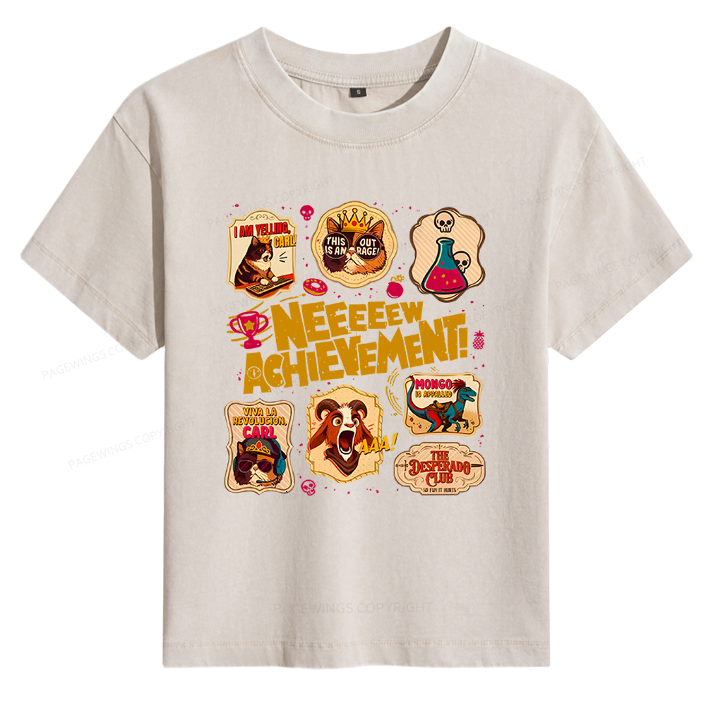 Pagewings Read Sci-Fi Book 14489 Bookish Women's Washed T-shirt
