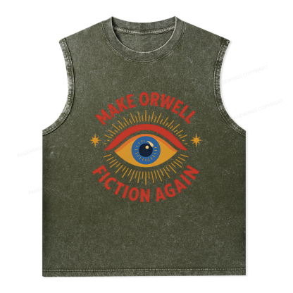 Pagewings Dystopia Quote16117 Bookish Unisex Washed Tank Top
