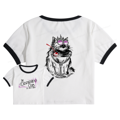Pagewings Desperado Club 15506 Bookish Baby Tee Cropped Ringer T-Shirt