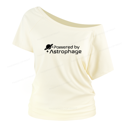 Pagewings Science Fiction Lover Women Off Shoulder T-shirts