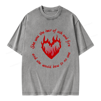 Pagewing Fantasy Book Lover Unisex Washed T-shirt