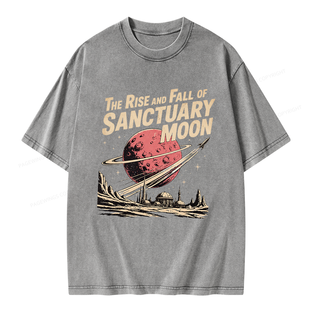Pagewing Sanctuary Moon Unisex Washed T-shirt