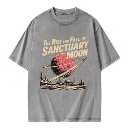 Pagewing Sanctuary Moon Unisex Washed T-shirt