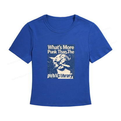Pagewings What's More Punk Than The Public Library Women's Baby Tee