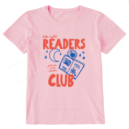 Pagewings Late Night Readers Club Unisex Classic T-shirt