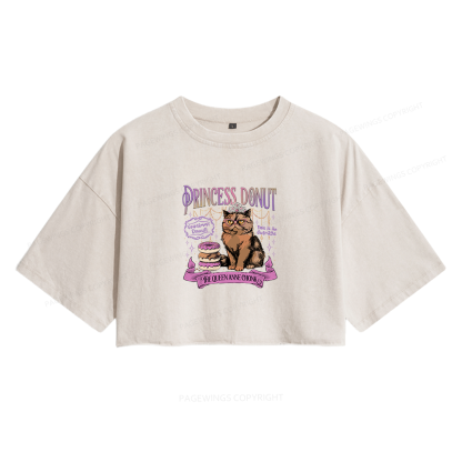 Pagewings Sci-Fi Book Lovers12017 Read Women's Washed Cropped T-shirt