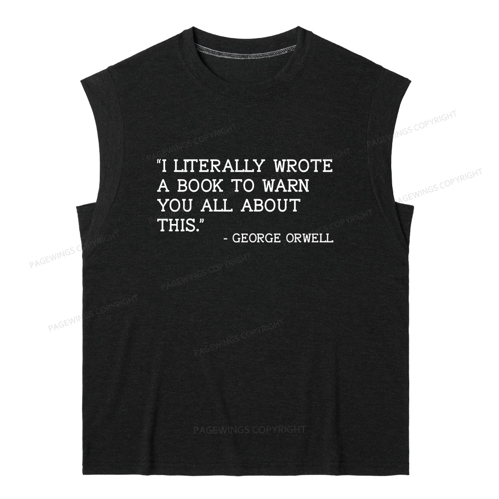 Pagewings I Literally Wrote A Book To Warn13029 Bookish Women's Heather Tank Top